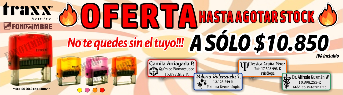 Ofertas especiales en timbres